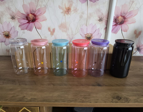 6x16oz acrylic single walled