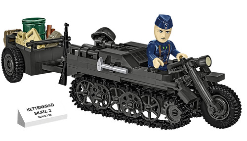 Cobi 2681 wwii kettenkrad - cobi-2681, half
