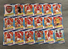 MATCH ATTAX UEFA CHAMPIONS LEAGUE 2016/17 TEAM SET OF ALL 18 ARSENAL CARDS