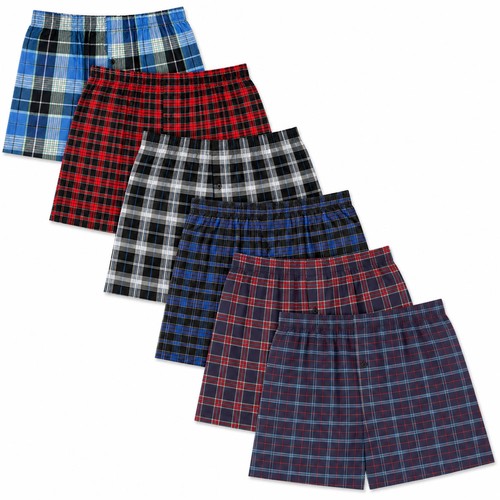 Mens boxer shorts pack - 6, woven