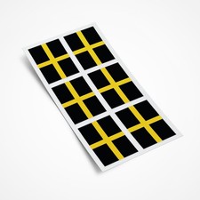 David flag stickers x6 - david’s,