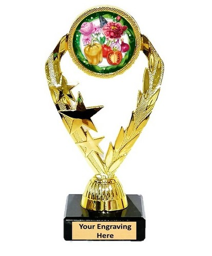Gardening trophy award gold - gardening,