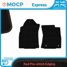 Express with Red Pre-Stitch Trim Van Mats to fit Toyota Hilux Single Cab Manu...