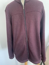 M&S Men's Fleece Jacket Maroon