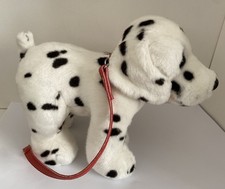 KEEL TOYS  Standing Dalmatian With Red Collar & Lead   Soft Toy 10” 