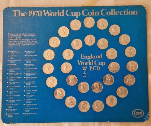 Esso 1970 world cup coin - esso,