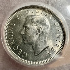 6 Pence 1950 CGS85 /MS65