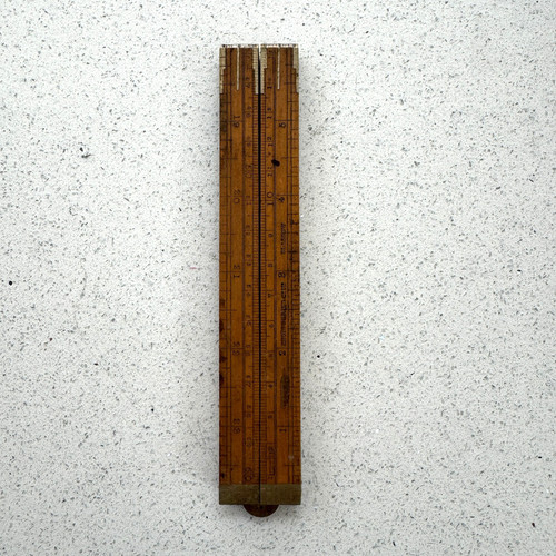 Vintage 2ft wooden folding - vintage,