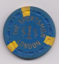 Sportsman Club $1 Chip –