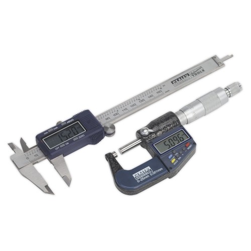 Sealey digital measuring set - sealey,