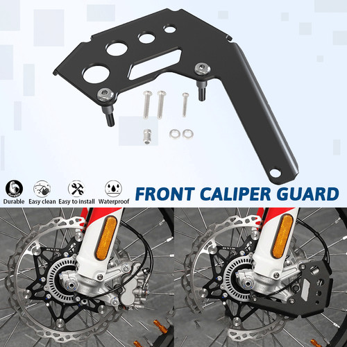 Motorcycle front caliper - front, guard