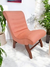 Mid Century Vintage Child's Chair Pink Children's Retro Kids Seating 1970