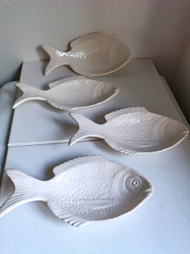 Set white glossy ceramic - white,