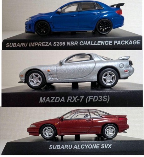 Kyosho 64fd wrx impreza - rx-7,