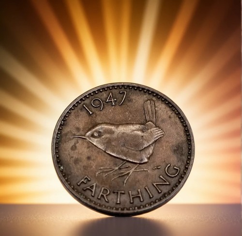 Great britain farthing coin - 1,