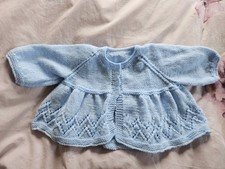 Baby Boy Hand Knitted Matinee