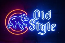 20"x12" Old Style Chicago Cubs