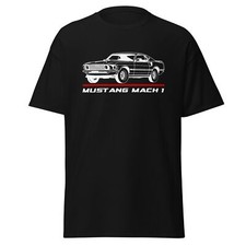 Premium T-Shirt For Ford Mustang Mach 1 1969 Fastback Car Birthday Gift