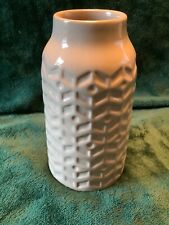 Next Natural Glazed Ceramic Vase Brown Beige