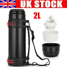 2L/3L Thermos Flask Stainless Unbreakable Vacuum Handle Drinks Bottle Leak-Proof