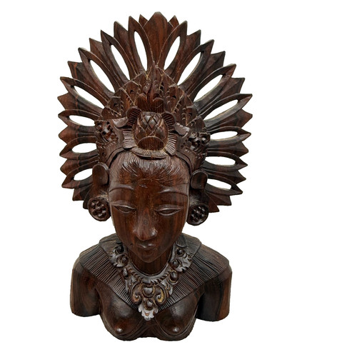 Bali wood vintage hand - vintage, carved