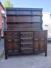 1970's Dark Ercol Elm Dresser.