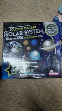 Solar System 3D Model Kit Glow in the Dark Build and Paint Your Own Set