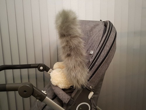 Silver cross pram hood furs - pram,