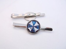RESIDENT EVIL BLUE UMBRELLA CORPORATION BADGE RES TIE SLIDE TIE GRIP PIN BAR