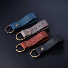 Volvo Leather Keyring Full