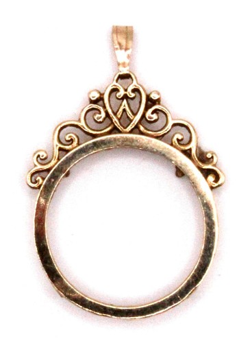 9ct gold mount for half - gold,