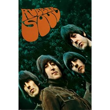 The beatles rubber soul poster - rubber,