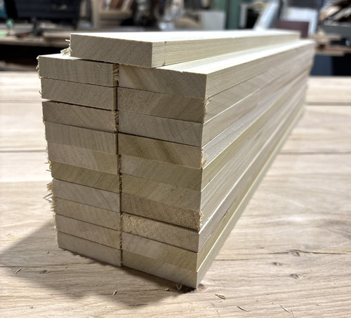 Planed tulipwood offcuts - tulipwood,
