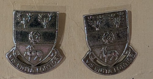 Obsolete police collar badge - , x
