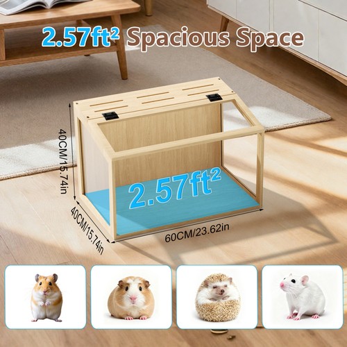 Large wooden hamster - large,