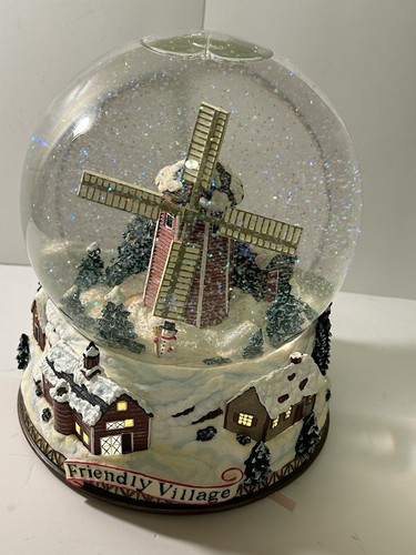 Large snow globe - large, windmill