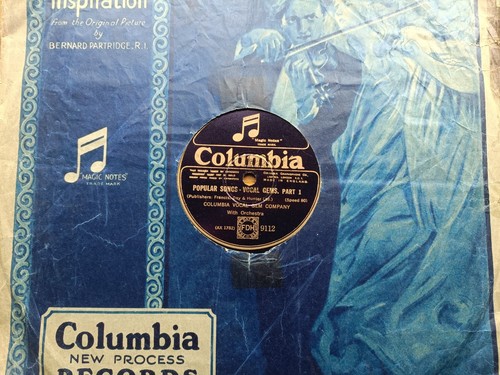 Columbia vocal gem company - vocal,