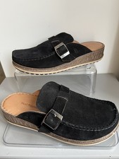 Hush Puppies Suede Cloggs