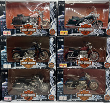 Set of 6 Maisto Harley