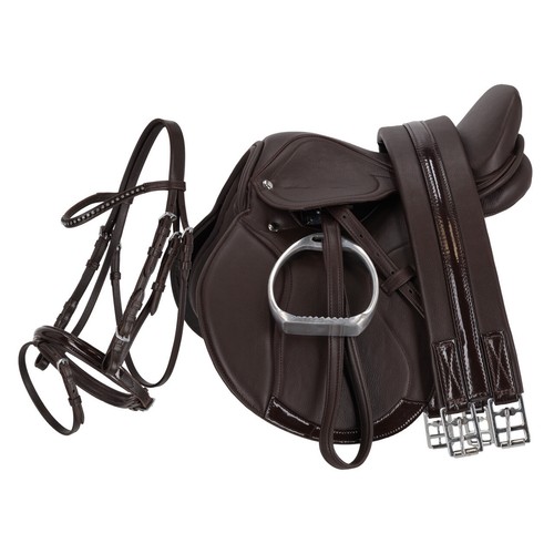 Complete saddle bridle set - bridle,