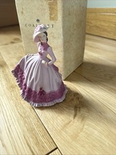 Coalport porcelain figurine Rare Christine Beau Monde 1994 Hand Decorated