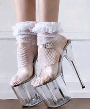 Pleaser Flamingo Clear