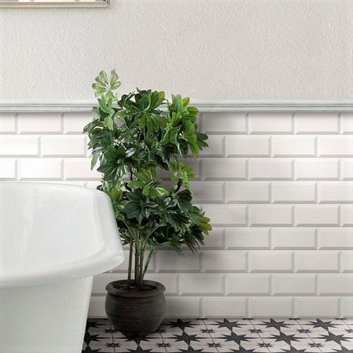 Metro white subway x 10cm - metro, /