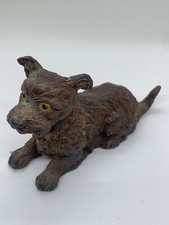 ANTIQUE TERRIER DOG  FIGURINE