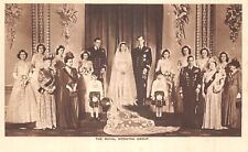 ROYALTY POSTCARD ROYAL WEDDING  USED UNUSED GD PLUS VERY GD