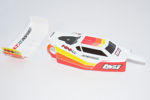 Losi body wing red mini - losi, red: