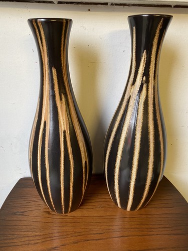 Pair large ceramic vases - pair,