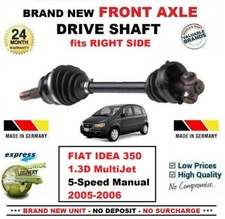 FOR FIAT IDEA 1.3D MultiJet Manual 2005-2006 1x NEW FRONT AXLE RIGHT DRIVESHAFT