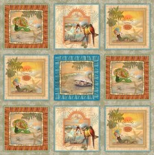 Tropical Dreams Squares Panel