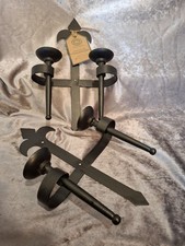 Gothic Pair of Black Metal